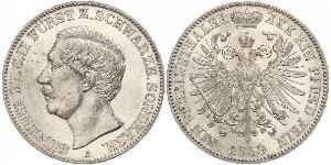 1 Taler Schwarzburg-Sondershausen (1599-1920) Argento 