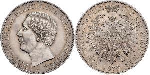 1 Taler Schwarzburgo-Sondershausen (1599-1920) Plata 