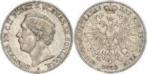 1 Taler Schwarzburgo-Sondershausen (1599-1920) Plata 