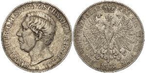 1 Taler Schwarzburgo-Sondershausen (1599-1920) Plata 