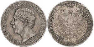 1 Taler Schwarzburgo-Sondershausen (1599-1920) Plata 