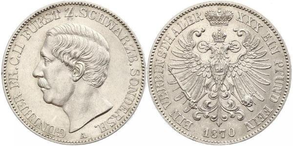 1 Taler Schwarzburg-Sondershausen (1599-1920) Silver 