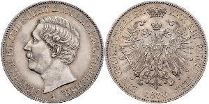 1 Taler Schwarzburg-Sondershausen (1599-1920) Срібло 
