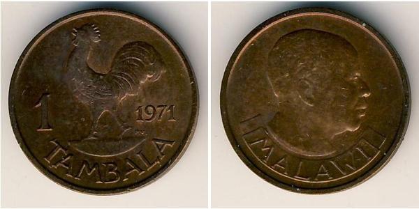 1 Tambala Malawi Bronze 