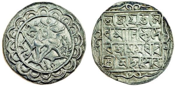 1 Tangka India Plata 