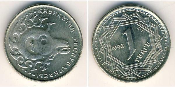 1 Tenge Kazakistan (1991 - ) Rame/Nichel 