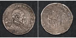 1 Teston / 30 Baiocco Estados Pontificios (752-1870) Plata 