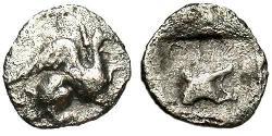 1 Tetartemorion Ancient Greece (1100BC-330) Silver 