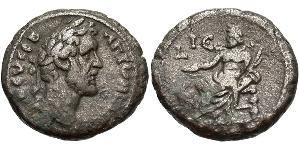 1 Tetradrachm Empire romain (27BC-395) Argent Antonin le Pieux  (86-161)