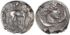 1 Tetradrachm Grèce antique (1100BC-330) Argent 