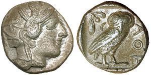 1 Tetradrachm Grèce antique (1100BC-330) Argent 