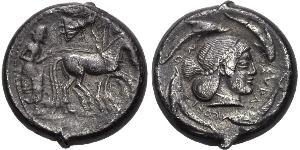 1 Tetradrachm Grèce antique (1100BC-330) Argent 