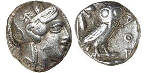 1 Tetradrachm Grèce antique (1100BC-330) Argent 