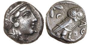 1 Tetradrachm Grèce antique (1100BC-330) Argent 