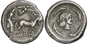 1 Tetradrachm Grèce antique (1100BC-330) Argent 