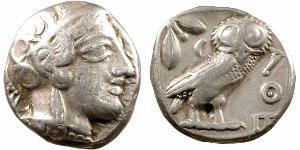 1 Tetradrachm Grèce antique (1100BC-330) Argent 