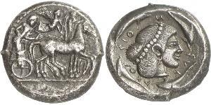 1 Tetradrachm Grèce antique (1100BC-330) Argent 