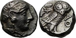 1 Tetradrachm Grèce antique (1100BC-330) Argent 