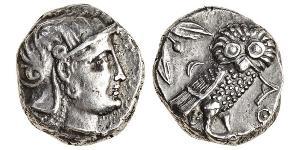 1 Tetradrachm Grèce antique (1100BC-330) Argent 