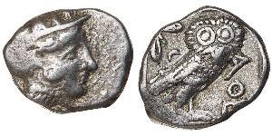 1 Tetradrachm Grèce antique (1100BC-330) Argent 