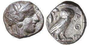 1 Tetradrachm Grèce antique (1100BC-330) Argent 