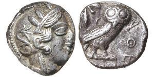 1 Tetradrachm Grèce antique (1100BC-330) Argent 