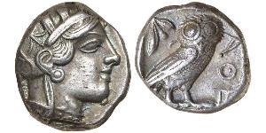 1 Tetradrachm Grèce antique (1100BC-330) Argent 