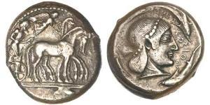 1 Tetradrachm Grèce antique (1100BC-330) Argent 