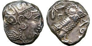 1 Tetradrachm Grèce antique (1100BC-330) Argent 