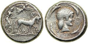 1 Tetradrachm Grèce antique (1100BC-330) Argent 
