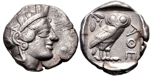 1 Tetradrachm Grèce antique (1100BC-330) Argent 