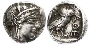 1 Tetradrachm Grèce antique (1100BC-330) Argent 