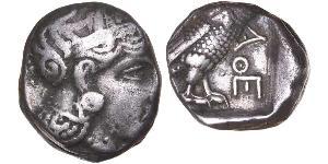 1 Tetradrachm Grèce antique (1100BC-330) Argent 