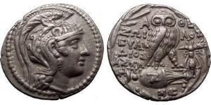 1 Tetradrachm Grèce antique (1100BC-330) Argent 