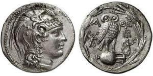 1 Tetradrachm Grèce antique (1100BC-330) Argent 