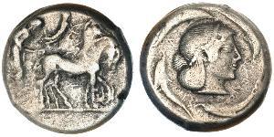 1 Tetradrachm Grèce antique (1100BC-330) Argent 