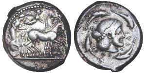 1 Tetradrachm Grèce antique (1100BC-330) Argent 