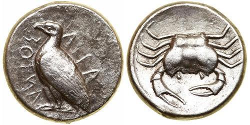 1 Tetradrachm Grèce antique (1100BC-330) Argent 