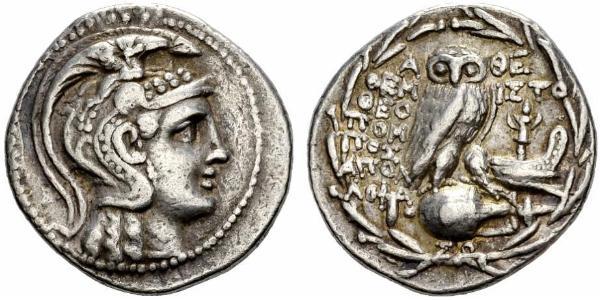 1 Tetradrachm Grèce antique (1100BC-330) Argent 