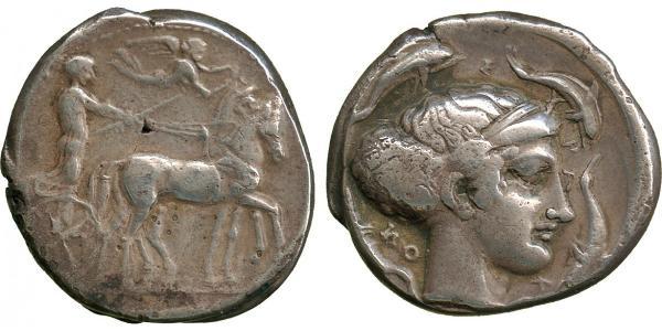 1 Tetradrachm Grèce antique (1100BC-330) Argent 