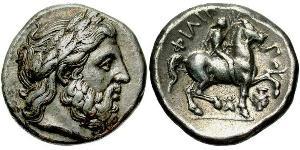 1 Tetradrachm Royaume de Macédoine (800BC-146BC) Argent Philip II of Macedon (382 BC - 336 BC)