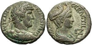 1 Tetradrachm Roman Empire (27BC-395) Billon Hadrian  (76 - 138) 