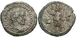 1 Tetradrachm Römische Kaiserzeit (27BC-395) Billon Silber Volusianus (235-253)