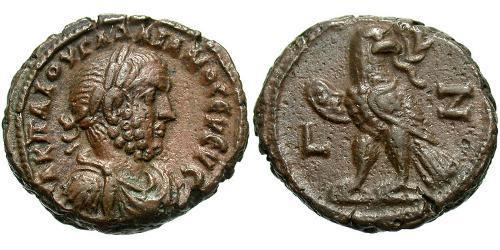 1 Tetradrachm Empire romain (27BC-395) Bronze Gallien (218-268)