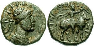 1 Tetradrachm Kushan Empire (60-375) Bronze Vima Takto