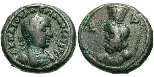 1 Tetradrachm Roman Empire (27BC-395) Bronze Valerian I (193-260)