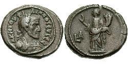 1 Tetradrachm Römische Kaiserzeit (27BC-395) Bronze Philipp I (204-249)