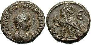 1 Tetradrachm Römische Kaiserzeit (27BC-395) Bronze Valerianus II (?-258)