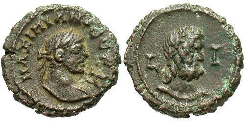 1 Tetradrachm Römische Kaiserzeit (27BC-395) Bronze Maximianus (250-310)