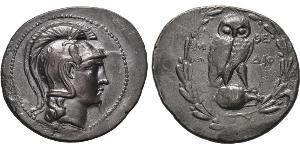 1 Tetradrachm Antikes Griechenland (1100BC-330) Silber 